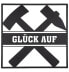 Metall Wandrelief "Glück Auf"