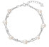 Charming double bracelet with river pearls 23019.1