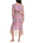 Фото #2 товара Caara Smocked Midi Dress Women's