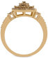 ფოტო #3 პროდუქტის Diamond Vintage-Inspired Ring (1/2 ct. t.w.) in 14k White, Yellow or Rose Gold