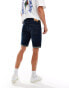 Hollister 9inch slim fit denim shorts in dark wash Темное омовение, W38 - фото #1