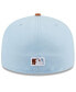 ფოტო #4 პროდუქტის Men's Light Blue/Brown Washington Nationals Spring Color Basic Two-Tone 59fifty Fitted Hat