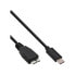 Фото #2 товара InLine USB 3.2 Gen.1x2 Cable - USB-C male / Micro-B male - black - 0.5m