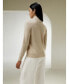 ფოტო #2 პროდუქტის Women's Pure Cashmere Turtleneck Sweater For Women