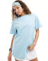 Monki oversized t-shirt in light blue BLAU, S - EU 38-40 - фото #2