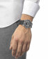 ფოტო #5 პროდუქტის Men's Swiss Supersport Gray Rubber Strap Watch 44mm