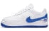 Nike Air Force 1 Low Jester XX 歪钩 低帮 板鞋 女款 白蓝 / Кроссовки Nike Air Force AO1220-104