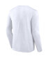 Фото #2 товара Men's White Seattle Kraken Breakaway Combo Long Sleeve T-shirt