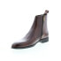 Фото #7 товара Bruno Magli Milton MB2MLTE0 Mens Brown Leather Zipper Casual Dress Boots