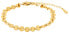 Gold plated steel bracelet