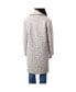 Фото #3 товара Women's Curly Texture Wool Sweater Blend Coat