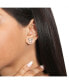 ფოტო #3 პროდუქტის Womens Lilo & Stitch Silver Plated Stitch Stud Earrings
