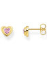 Thomas Sabo Earrings heart pink H2271-414-9