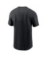 Фото #2 товара Men's Black Carolina Panthers Muscle T-shirt