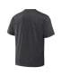 Фото #2 товара Men's NBA x Anthracite Indiana Pacers Heavyweight Oversized T-shirt