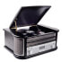 Фото #4 товара Виниловый проигрыватель Inter Sales A/S Denver MRD-51 BLACK - Automatic Black Wood 33 1/3, 45, 78 RPM Rotary DAB FM