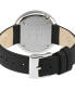 ფოტო #3 პროდუქტის Women's Gandria Black Leather Watch 36mm