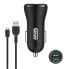 GOMS GOCH2703 Car Charger With Type-C Cable 2.4A