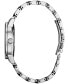 ფოტო #3 პროდუქტის Ursula Diamond-Accent Stainless Steel & Black Ceramic Bracelet Watch 36mm