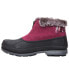 Фото #4 товара Propet Lumi Ankle Zippered Snow Booties Womens Black, Burgundy Casual Boots WBX0