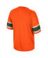 Women's Orange Miami Hurricanes I'm Gliding Here Rhinestone T-shirt