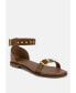 ფოტო #1 პროდუქტის ROSEMARY Buckle Straps Women Flat Sandals