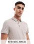 Фото #1 товара ASOS DESIGN pique polo shirt in stone