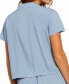 ფოტო #2 პროდუქტის Women's Renee Ultra Soft Rayon Button Lounge Shirt