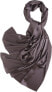 Prettystern Ladies Festive Solid Color Silk Stole Silk Scarf for Evening Dresses