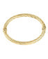 ფოტო #3 პროდუქტის Twist Hinge Bangle Bracelet in 14k Gold or White Gold
