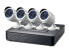 Фото #1 товара Камера видеонаблюдения LevelOne 4-Channel CCTV Surveillance Kit - Wired - Bullet - BNC - Indoor/outdoor - 3.6 mm - 30 m