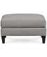 Фото #4 товара CLOSEOUT! Braylei Fabric Ottoman, Created for Macy's