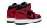 Фото #6 товара Кроссовки Nike Air Jordan 1 Mid Reverse Bred (Красный, Черный)