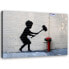 Фото #1 товара Leinwandbilder Banksy Hammer junge