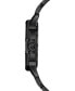 ფოტო #2 პროდუქტის Men's Phantom Black Stainless Steel & Crystal-Accent Bracelet Watch 41.5mm