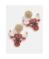 ფოტო #1 პროდუქტის Women's Chicago Bulls Statement Stud Earrings