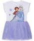 ფოტო #1 პროდუქტის Little Girls Princess Frozen Lion King Mermaid Moana Tulle Dress to (2T - 10-12)