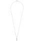 ფოტო #4 პროდუქტის Diamond Graduated Three Stone Pendant Necklace (1 ct. t.w.) in 14k White or Yellow Gold, 18" + 2" extender, Created for Macy's