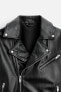 LEATHER BIKER JACKET