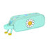 Double Carry-all Smiley Summer fun Turquoise (21 x 8 x 6 cm)