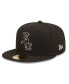 Men's Chicago White Sox Black on Black Dub 59FIFTY Fitted Hat