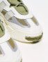 adidas Originals Niteball trainers in off white and olive