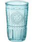Light Blue Romantic Water Glasses, Set of 4
