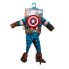 Фото #1 товара Rubies Marvel Boy's Captain America Jumpsuit, Shield & Mask Halloween Costume