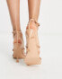 Public Desire Kalippo heeled sandals in beige