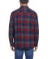 Фото #2 товара Men's Sherpa Lined Flannel Shirt Jacket