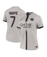 Фото #1 товара Women's Kylian Mbappe Black Paris Saint-Germain 2022/23 Away Breathe Stadium Replica Player Jersey