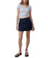 ფოტო #5 პროდუქტის Women's Staple Rib Scoop Neck Short Sleeve Top