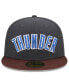 Фото #3 товара Men's Gray Oklahoma City Thunder 2022/23 City Edition Official 59FIFTY Fitted Hat