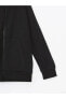 LCW Kids Kapüşonlu Basic Uzun Kollu Erkek Çocuk Fermuarlı Sweatshirt